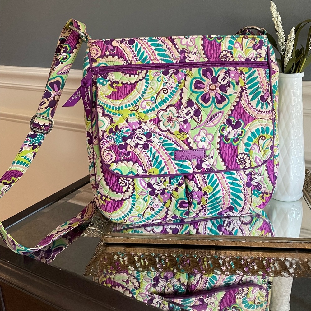 Vera Bradley x Disney Mailbag- Plums Up Mickey-Disney Parks Edition